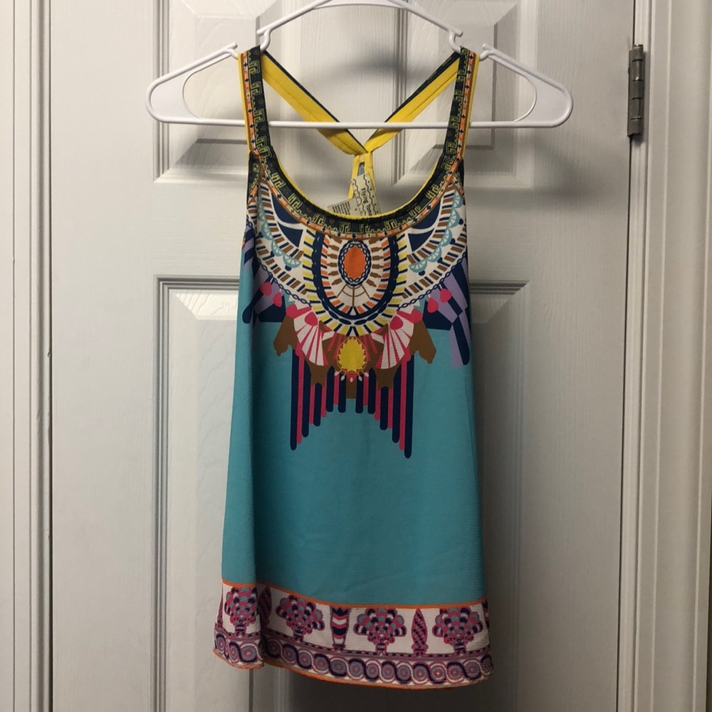 NWOT Bright Print Tank